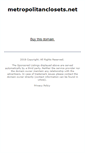 Mobile Screenshot of metropolitanclosets.net